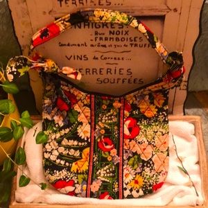 Vera Bradley side purse red floral